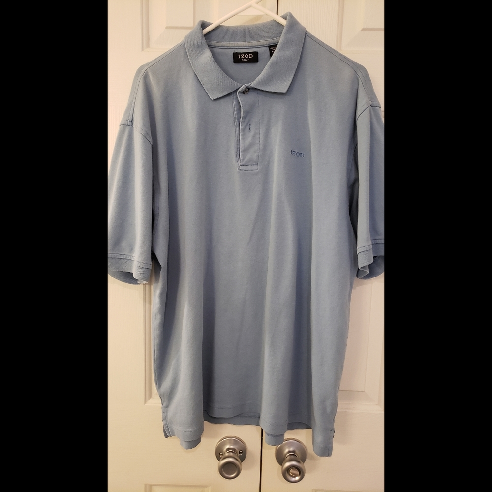 Xl Blue Izod Golf Polo Shirt